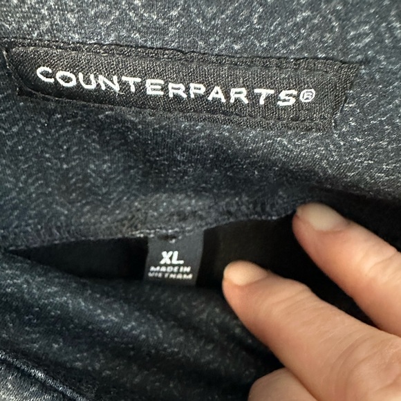 Counterparts Charcoal Dress Leggings Size XL Professional Stretch - Picture 3 of 6